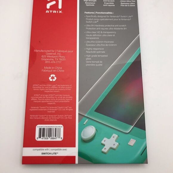 Atrix Screen Protector Nintendo Switch Lite - Picture 3 of 3